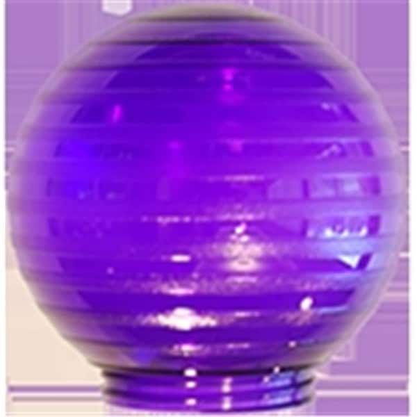 Polymer Products Polymer Products 3215-52630 Sphere 6 in. Etched Violet Acrylic Festival Replacement Globe; Pack Of 6 3215-52630 - main